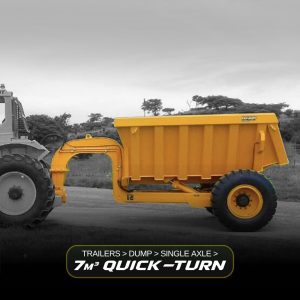 Dezzi 7m3 Quick Turn Trailer
