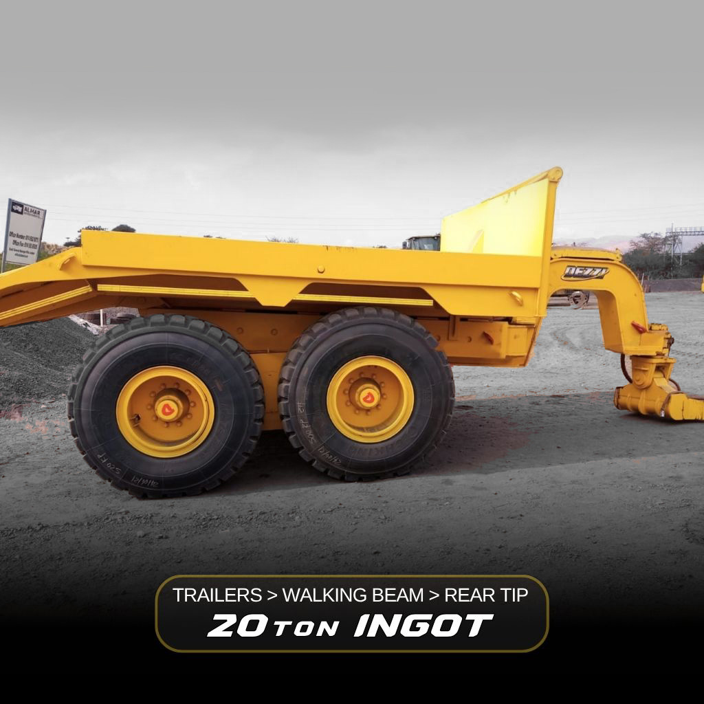 Dezzi 20 Ton Walking Beam Ingot Trailer