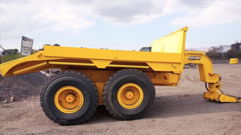 Dezzi 20 ton Walking Beam Rear Tip Ingot Trailer